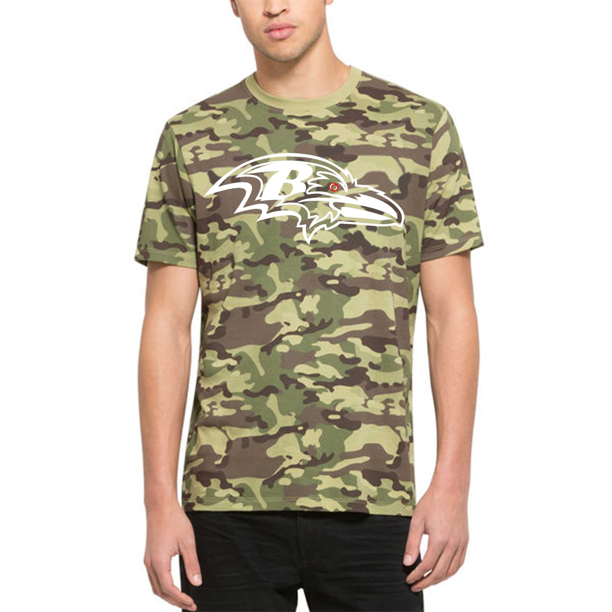 Men's Baltimore Ravens '47 Alpha Men's T Shirt Camo,We sell and wholesale Men's Baltimore Ravens '47 Alpha Men's T Shirt Camo on line form chian!